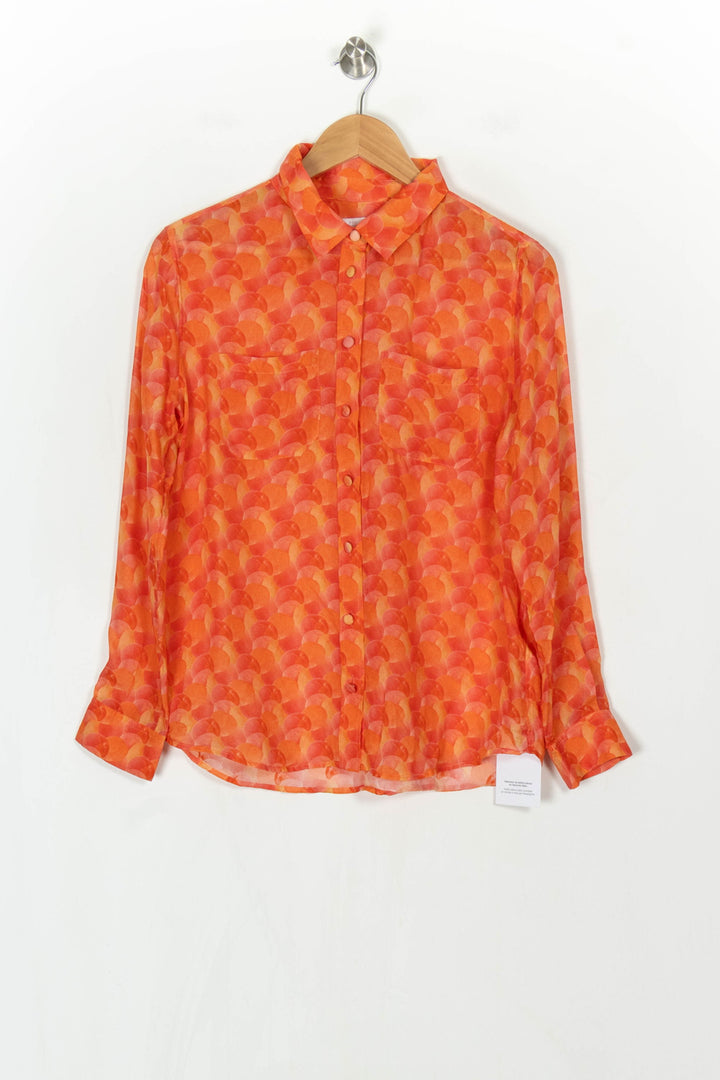 Chemise Orange et Rose - Taille M/38 de la marque Soi Paris | PARAD121494 - Vendu par Paradigme - Image 2