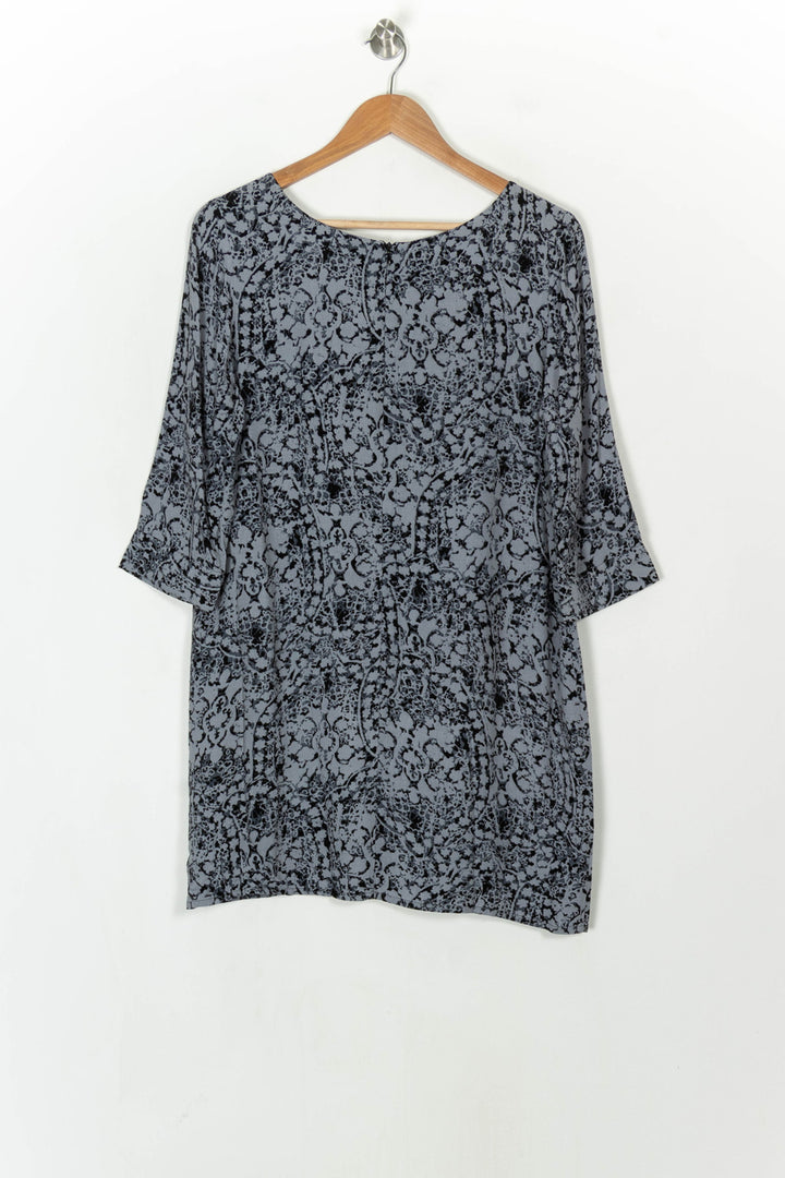 Robe Courte Bleue et Noire - Taille S/36 de la marque Sud express | PARAD121496 - Vendu par Paradigme - Image 5