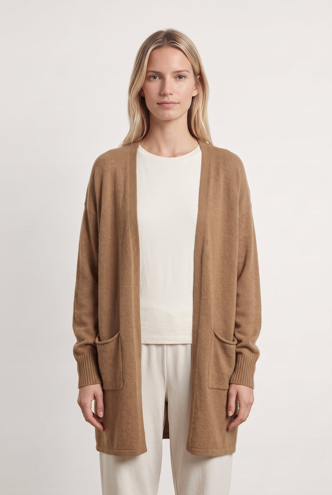 Gilet Long Beige - Taille T.U. de la marque Sud express | PARAD121497 - Vendu par Paradigme - Image 1