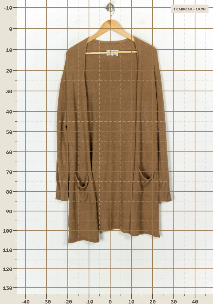 Gilet Long Beige - Taille T.U. de la marque Sud express | PARAD121497 - Vendu par Paradigme - Image 4