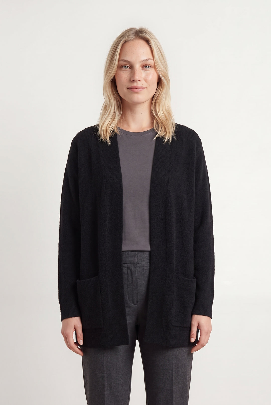 Cardigan Noir - Taille L/40 de la marque Eric Bompard | PARAD121499 - Vendu par Paradigme - Image 1