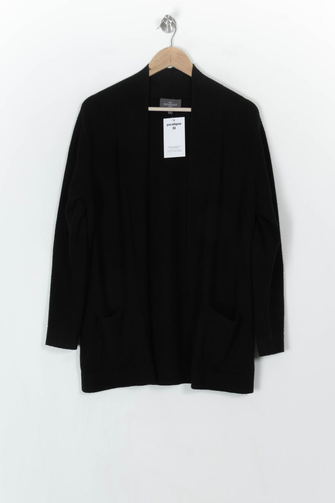 Cardigan Noir - Taille L/40 de la marque Eric Bompard | PARAD121499 - Vendu par Paradigme - Image 2