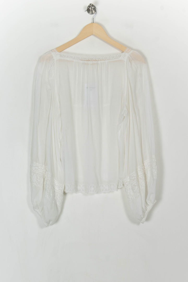 Blouse Blanche - Taille XL/42 de la marque Vanessa Bruno | PARAD121500 - Vendu par Paradigme - Image 5