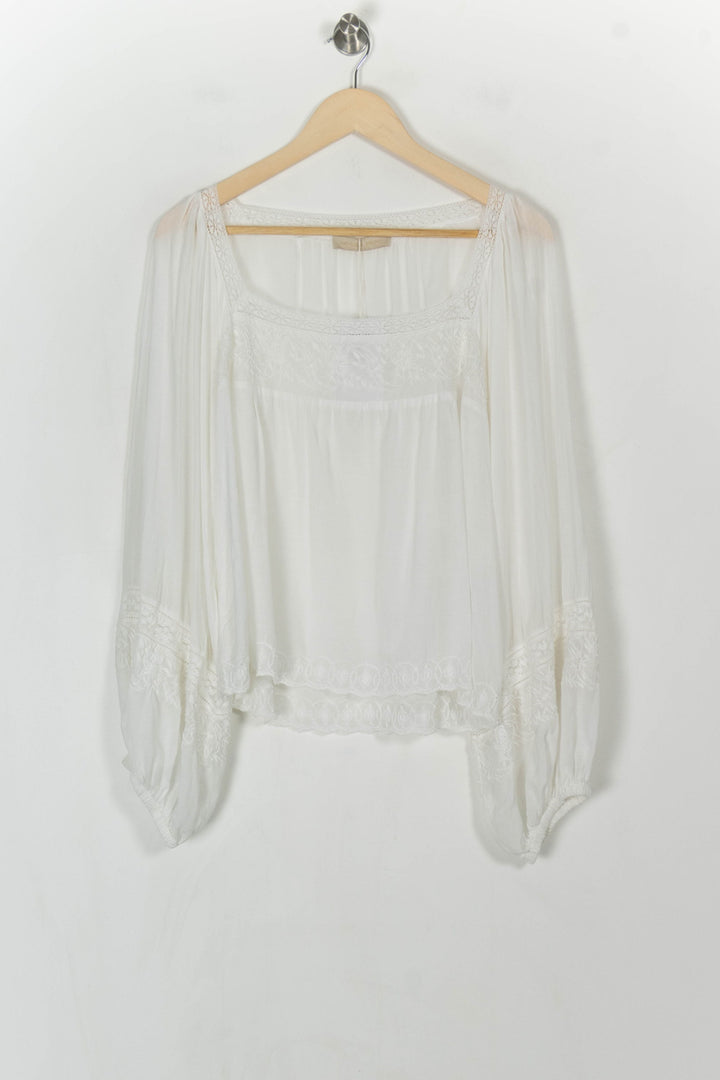 Blouse Blanche - Taille XL/42 de la marque Vanessa Bruno | PARAD121500 - Vendu par Paradigme - Image 2