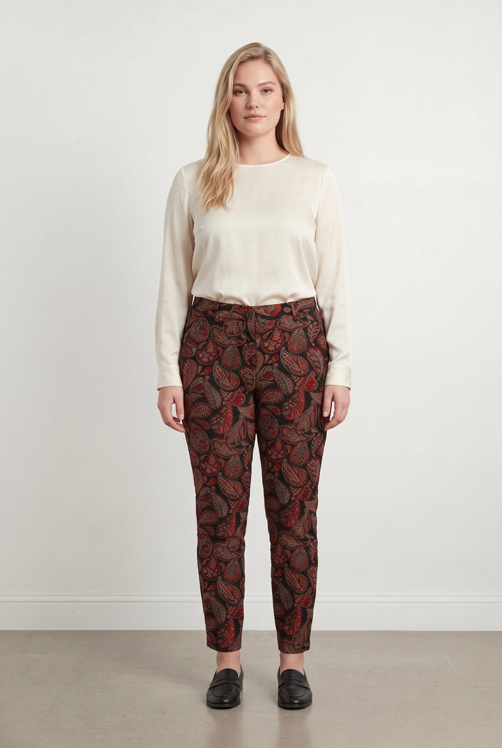 Pantalon Slim Noir et Rouge - Taille XL/42 de la marque Bleu Blanc Rouge | PARAD121503 - Vendu par Paradigme - Image 1