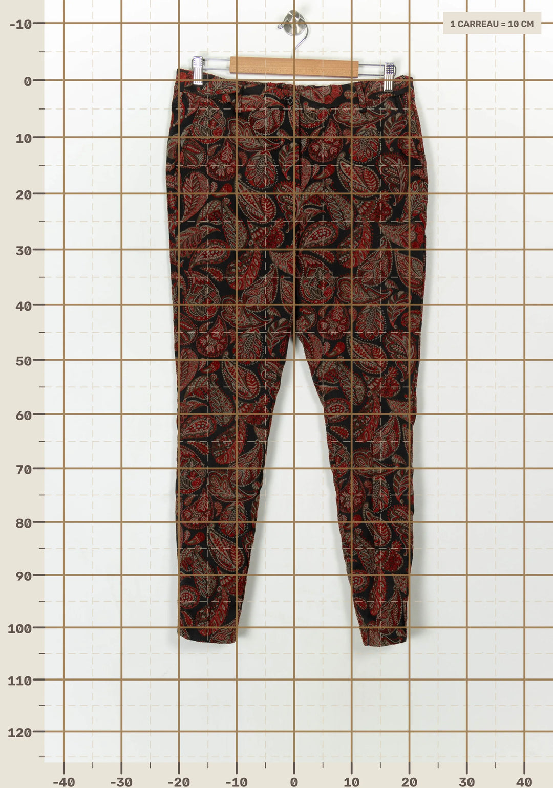 Pantalon Slim Noir et Rouge - Taille XL/42 de la marque Bleu Blanc Rouge | PARAD121503 - Vendu par Paradigme - Image 4