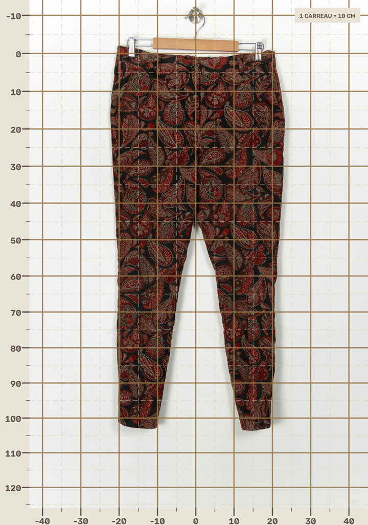 Pantalon Slim Noir et Rouge - Taille XL/42 de la marque Bleu Blanc Rouge | PARAD121503 - Vendu par Paradigme - Image 4