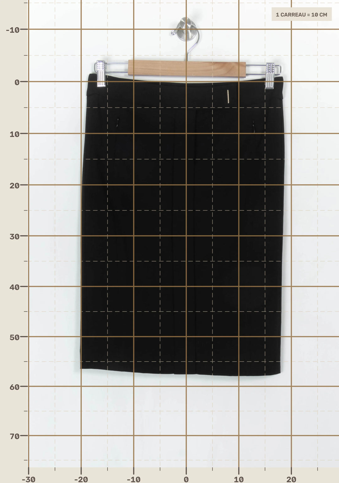Jupe Crayon Noire - Taille S/36 de la marque Gerard Darel | PARAD121512 - Vendu par Paradigme - Image 4