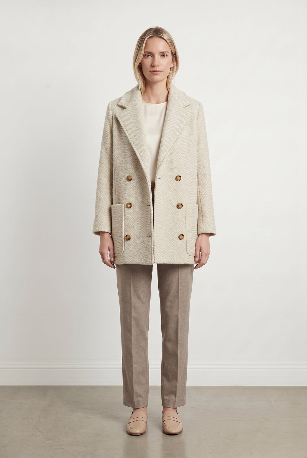 Manteau Beige - Taille S/36 de la marque Sézane | PARAD121514 - Vendu par Paradigme - Image 1