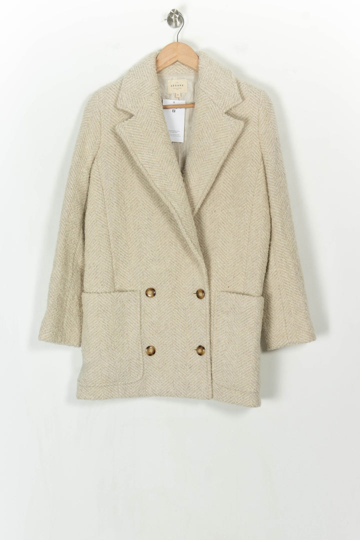 Manteau Beige - Taille S/36 de la marque Sézane | PARAD121514 - Vendu par Paradigme - Image 2