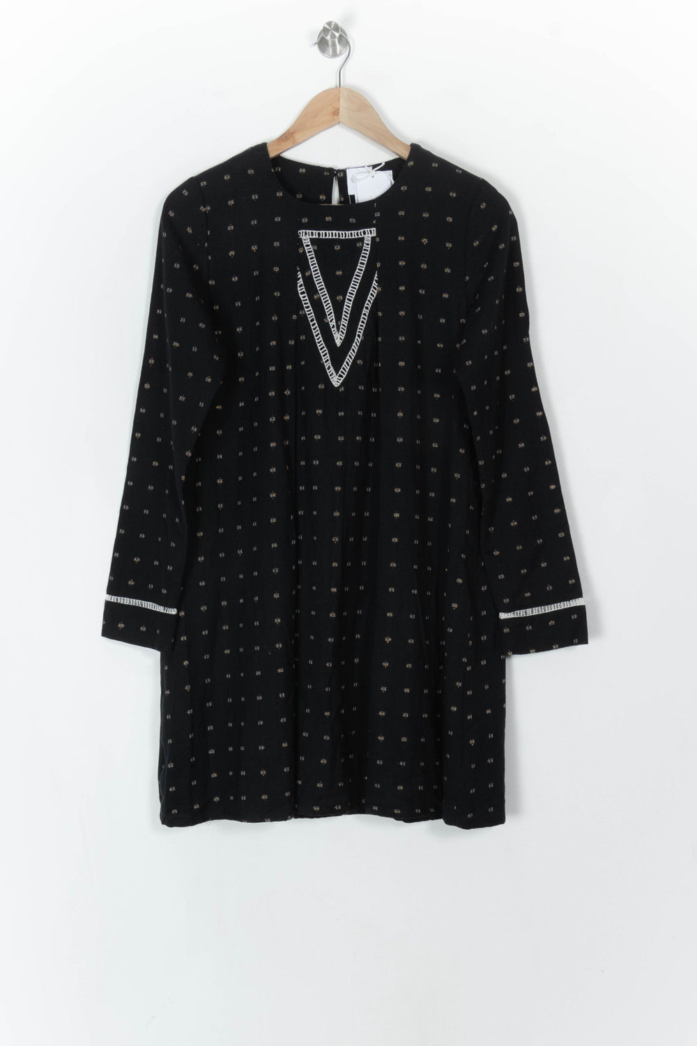 Robe Droite Noire et Blanche - Taille S/36 de la marque Karl Marc John | PARAD121521 - Vendu par Paradigme - Image 2