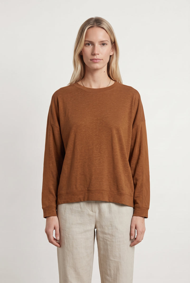 Sweatshirt Marron - Taille M/38 de la marque Maison 123 | PARAD121524 - Vendu par Paradigme - Image 1