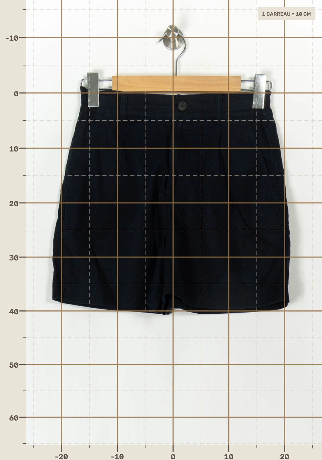 Short Bleu - Taille XS/34 de la marque Comptoir des Cotonniers | PARAD121526 - Vendu par Paradigme - Image 4