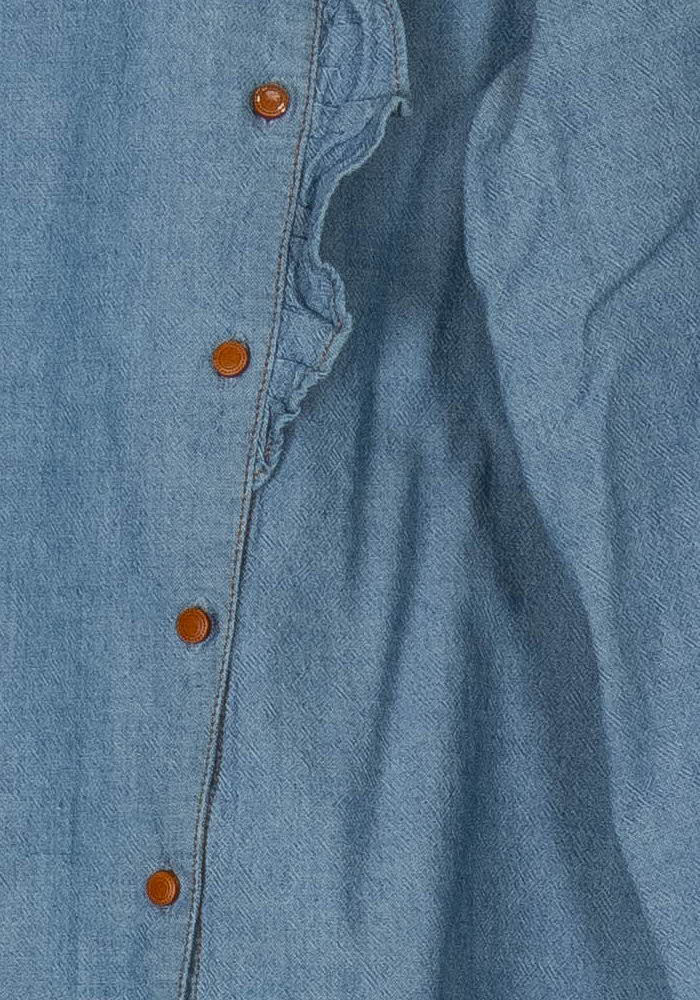 Blouse Bleue - Taille S/36 de la marque Sessùn | PARAD121528 - Vendu par Paradigme - Image 3