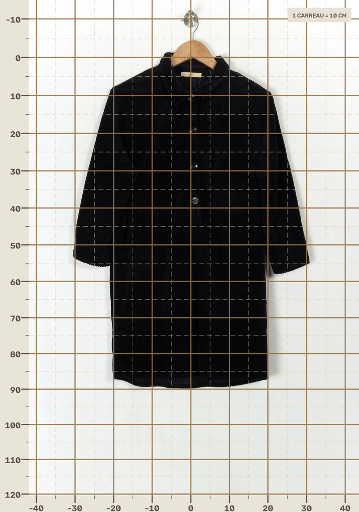 Robe Chemise Bleue - Taille M/38 de la marque Sessùn | PARAD121533 - Vendu par Paradigme - Image 4