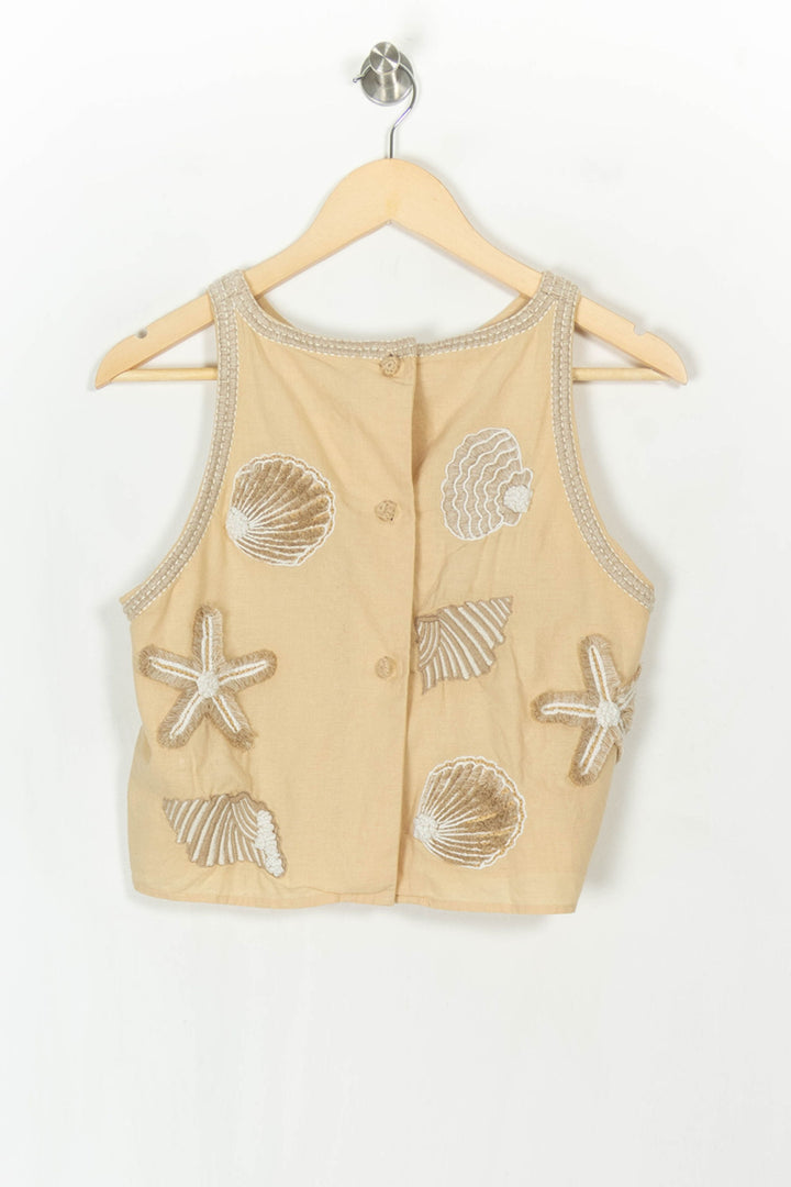 Débardeur Beige - Taille M/38 de la marque Sézane | PARAD121537 - Vendu par Paradigme - Image 5