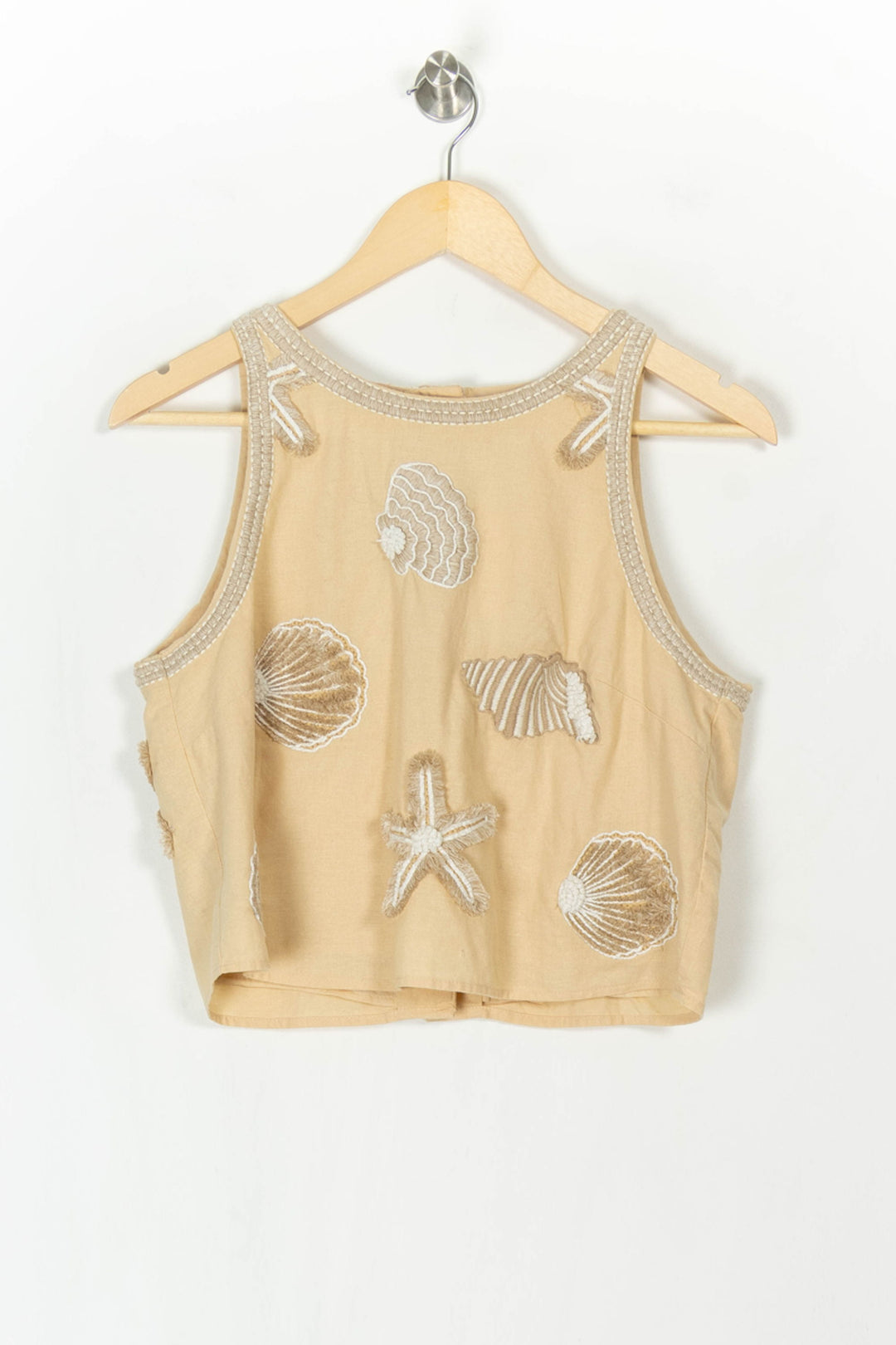 Débardeur Beige - Taille M/38 de la marque Sézane | PARAD121537 - Vendu par Paradigme - Image 2
