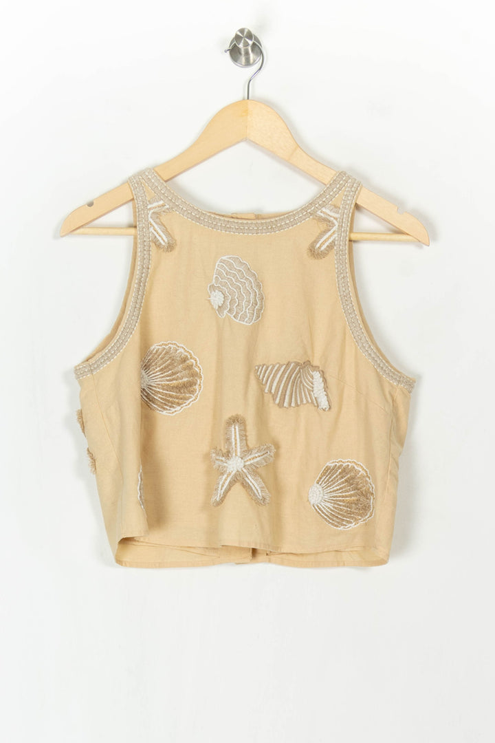 Débardeur Beige - Taille M/38 de la marque Sézane | PARAD121537 - Vendu par Paradigme - Image 2