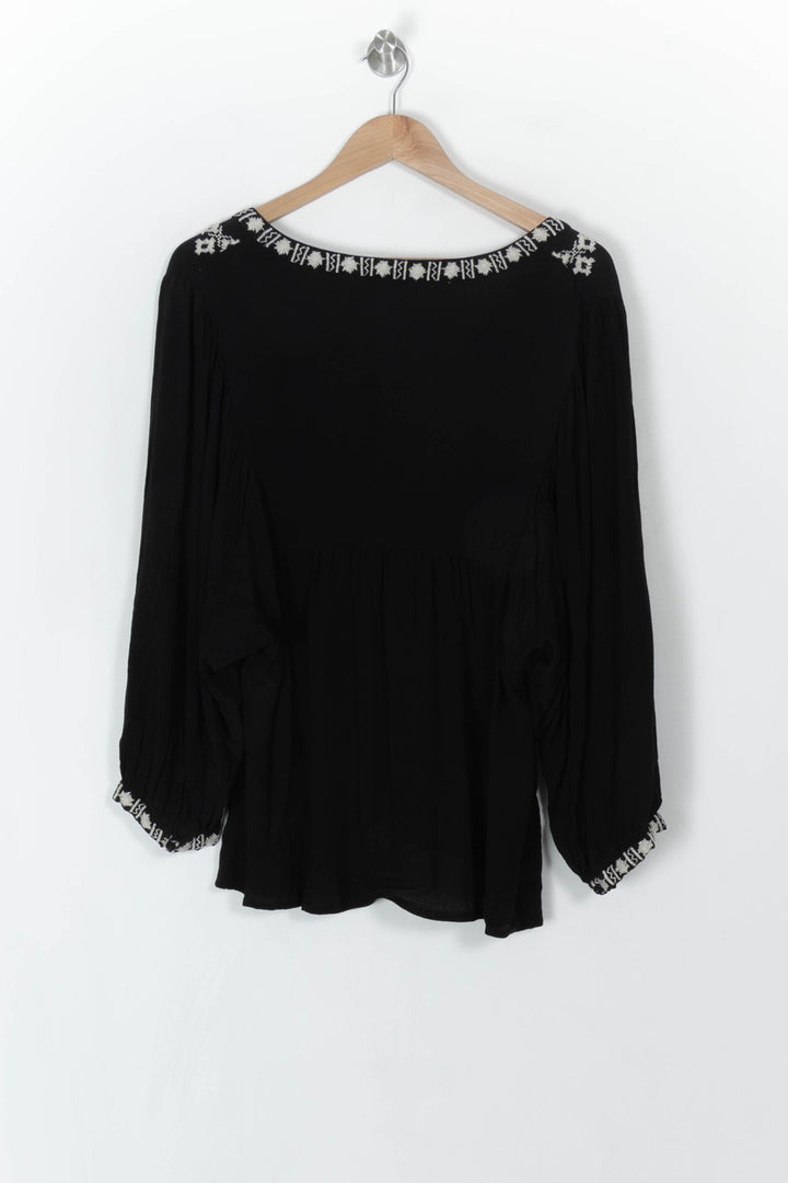 Blouse Noire et Blanche - Taille XL/42 de la marque Maison 123 | PARAD121538 - Vendu par Paradigme - Image 5