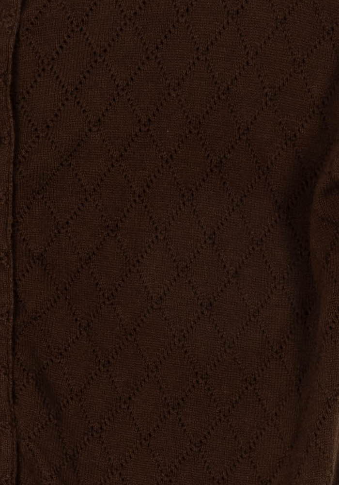 Cardigan Marron - Taille S/36 de la marque Orta | PARAD121542 - Vendu par Paradigme - Image 3