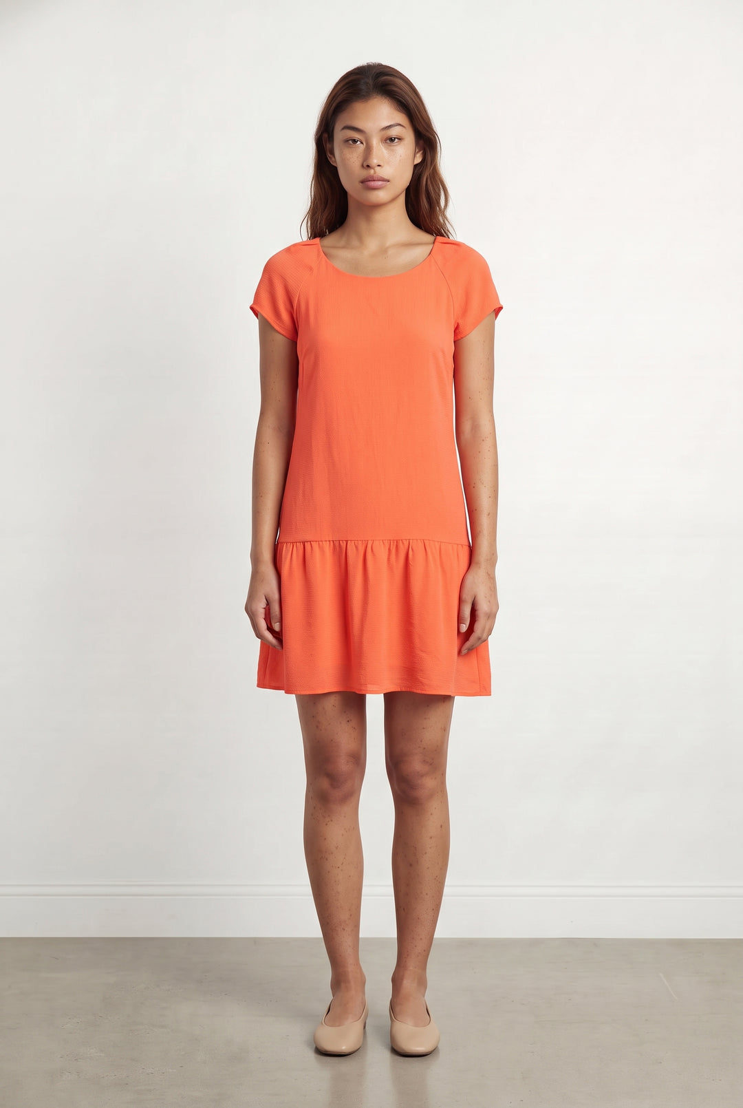 Robe Courte Orange - Taille S/36 de la marque Comptoir des Cotonniers | PARAD121547 - Vendu par Paradigme - Image 1