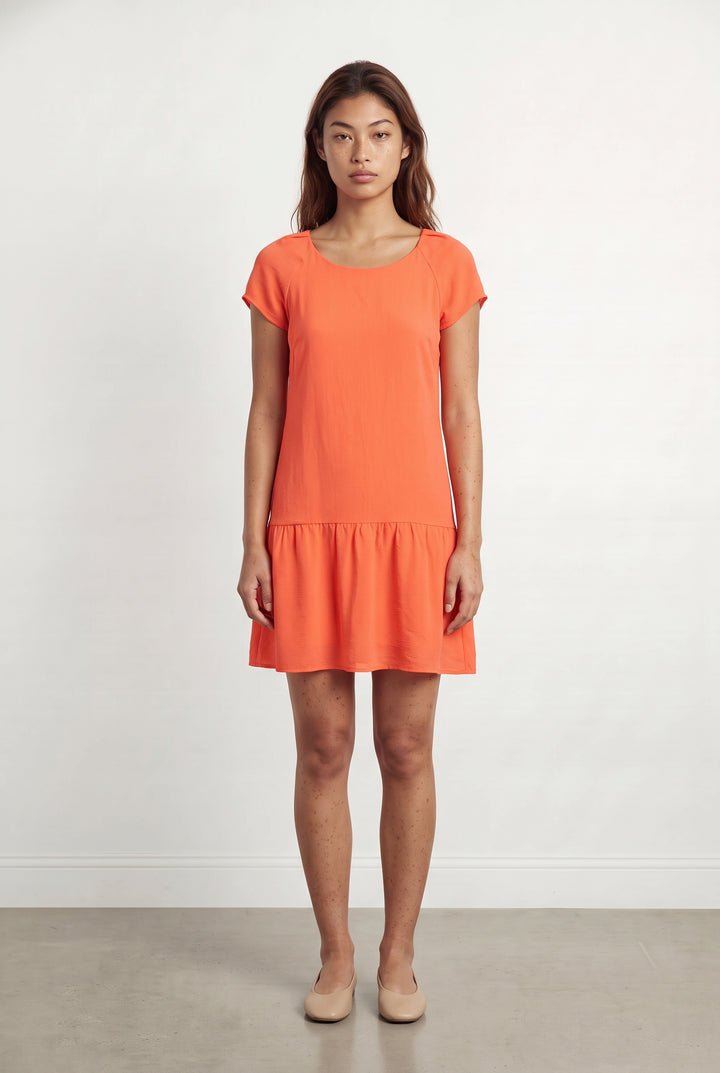 Robe Courte Orange - Taille S/36 de la marque Comptoir des Cotonniers | PARAD121547 - Vendu par Paradigme - Image 1