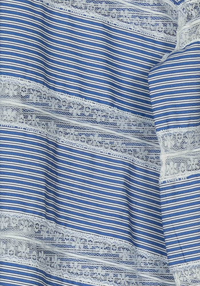 Blouse Bleu et Blanc - Taille S/36 de la marque Sandro | PARAD121548 - Vendu par Paradigme - Image 3