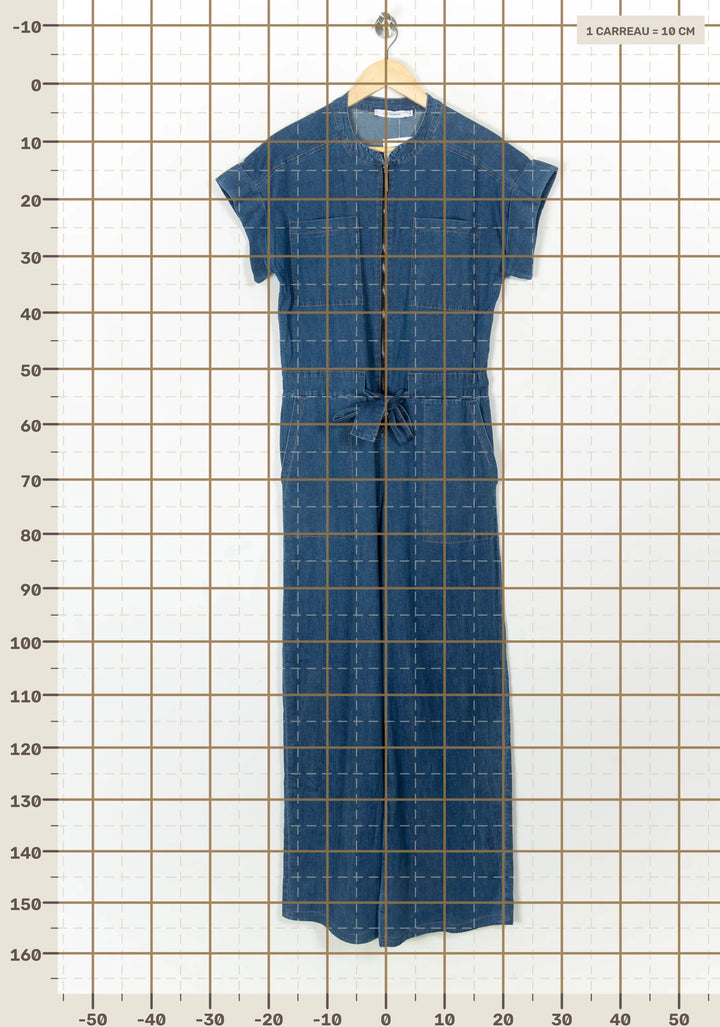 Combinaison Bleu - Taille L/40 de la marque La Fée Maraboutée | PARAD121550 - Vendu par Paradigme - Image 4