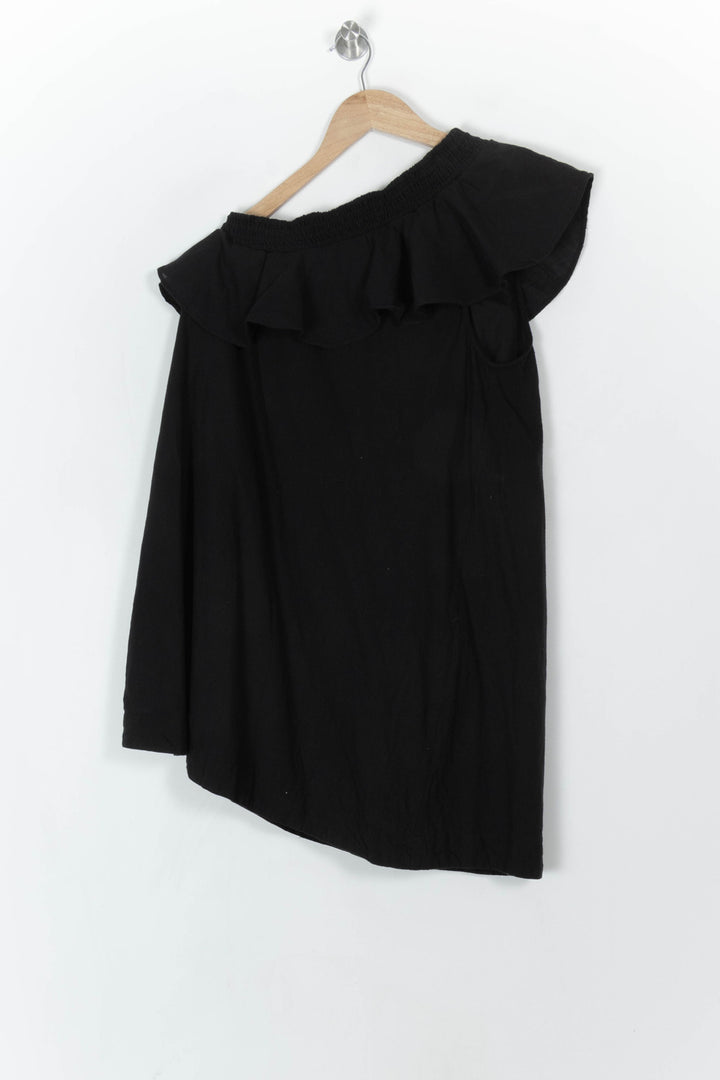 Robe Volantée Noire - Taille XL/42 de la marque Kookai | PARAD121553 - Vendu par Paradigme - Image 5