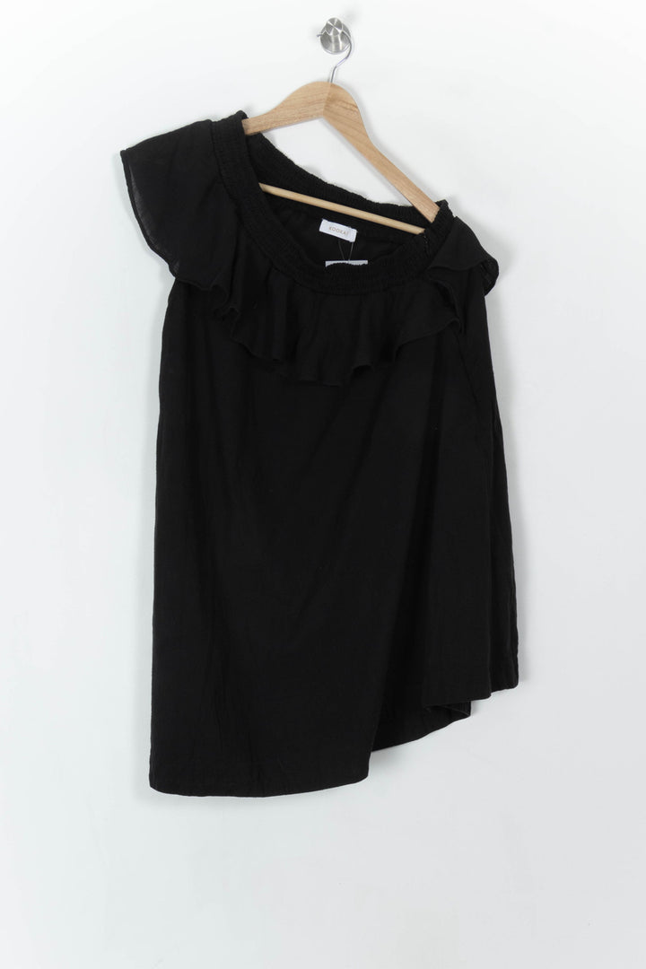 Robe Volantée Noire - Taille XL/42 de la marque Kookai | PARAD121553 - Vendu par Paradigme - Image 2