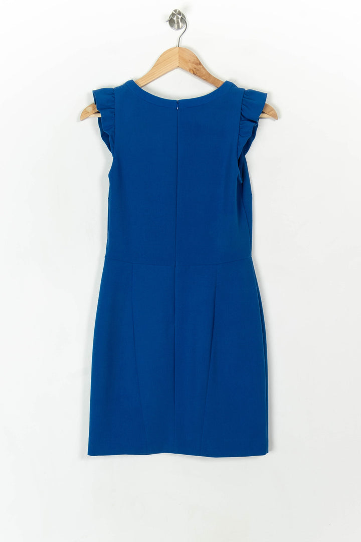 Robe Courte Bleue - Taille S/36 de la marque Sandro | PARAD121554 - Vendu par Paradigme - Image 5