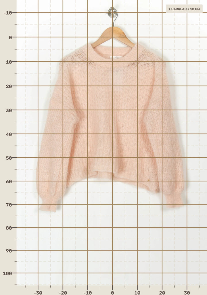 Pull Rose - Taille M/38 de la marque Des petits hauts | PARAD121555 - Vendu par Paradigme - Image 4