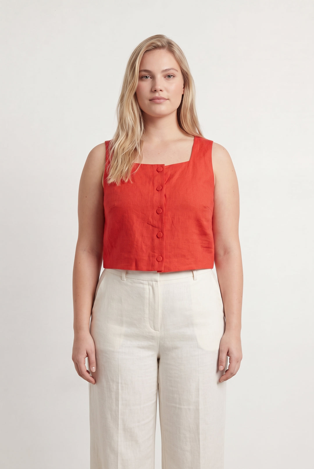 Top Rouge - Taille XL/42 de la marque Kookai | PARAD121557 - Vendu par Paradigme - Image 1