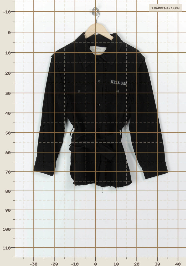 Veste Noire - Taille M/38 de la marque Bérénice | PARAD121558 - Vendu par Paradigme - Image 4
