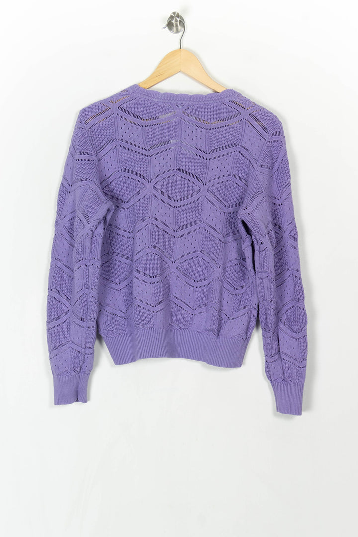 Pull Violet - Taille L/40 de la marque Suncoo | PARAD121561 - Vendu par Paradigme - Image 5