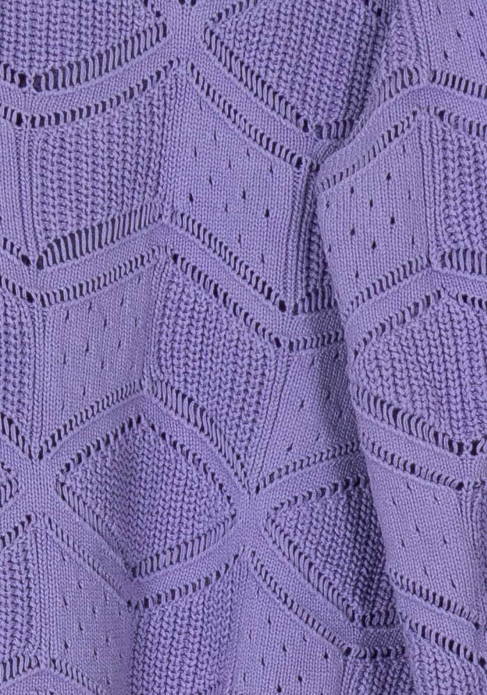 Pull Violet - Taille L/40 de la marque Suncoo | PARAD121561 - Vendu par Paradigme - Image 3