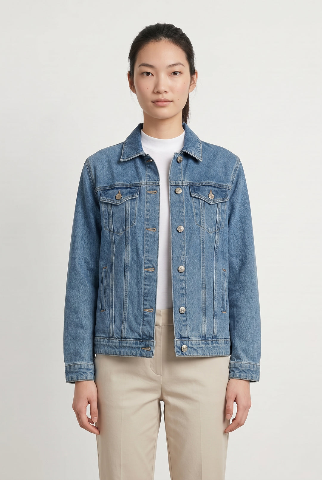 Veste en jean bleue - Taille XS/34 de la marque Maison 123 | PARAD121562 - Vendu par Paradigme - Image 1