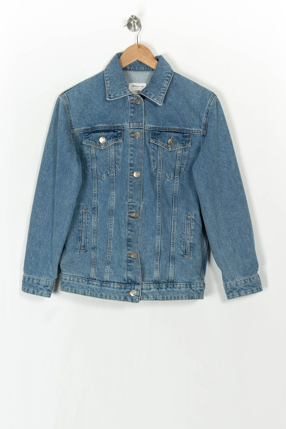 Veste en jean bleue - Taille XS/34 de la marque Maison 123 | PARAD121562 - Vendu par Paradigme - Image 2