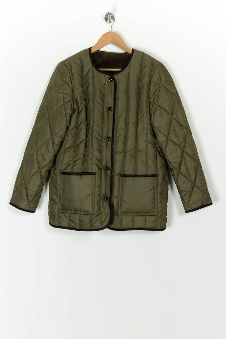 Veste Matelassée Verte - Taille S/36 de la marque The Kooples | PARAD121563 - Vendu par Paradigme - Image 2