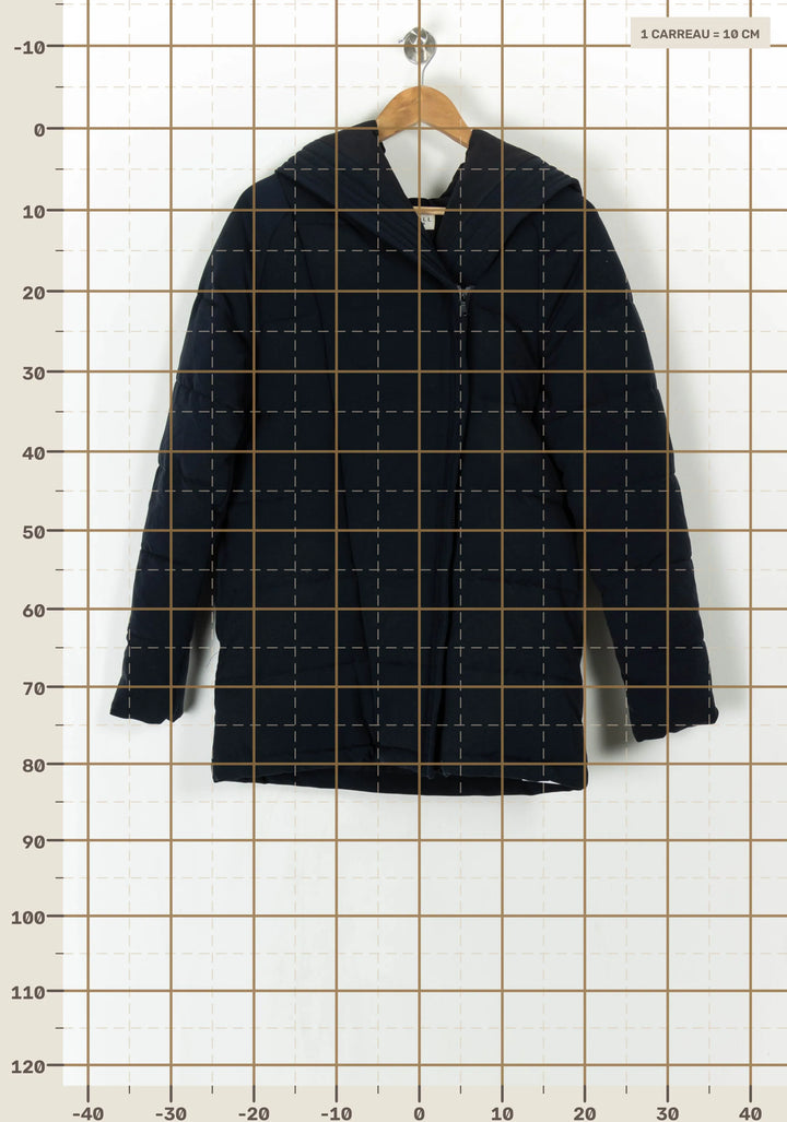Doudoune Bleue - Taille S/36 de la marque Caroll | PARAD121564 - Vendu par Paradigme - Image 4