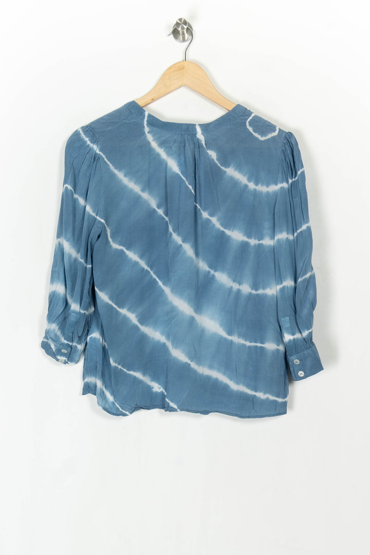 Blouse Bleue et Blanche - Taille M/38 de la marque Maison 123 | PARAD121567 - Vendu par Paradigme - Image 5
