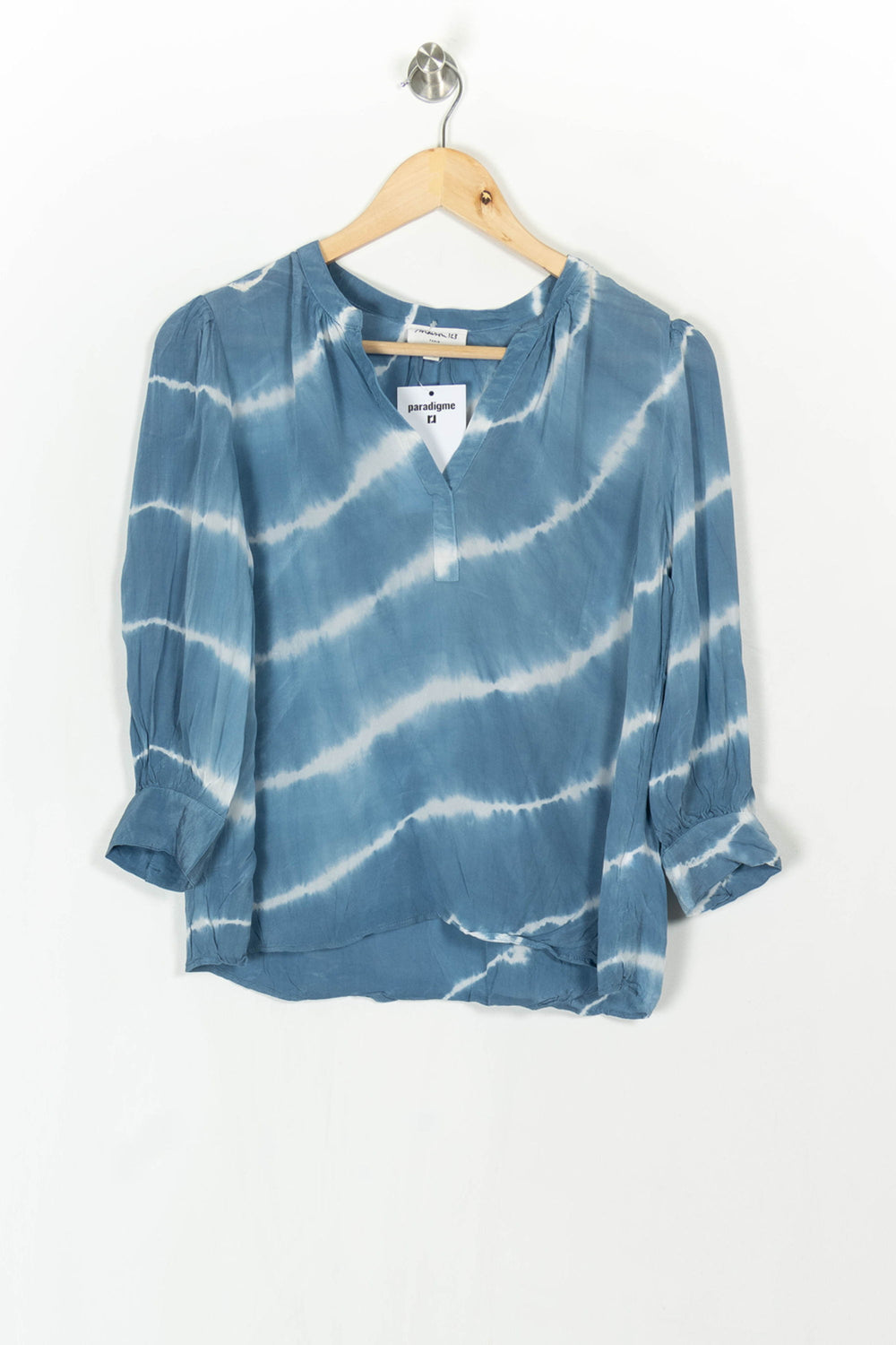 Blouse Bleue et Blanche - Taille M/38 de la marque Maison 123 | PARAD121567 - Vendu par Paradigme - Image 2