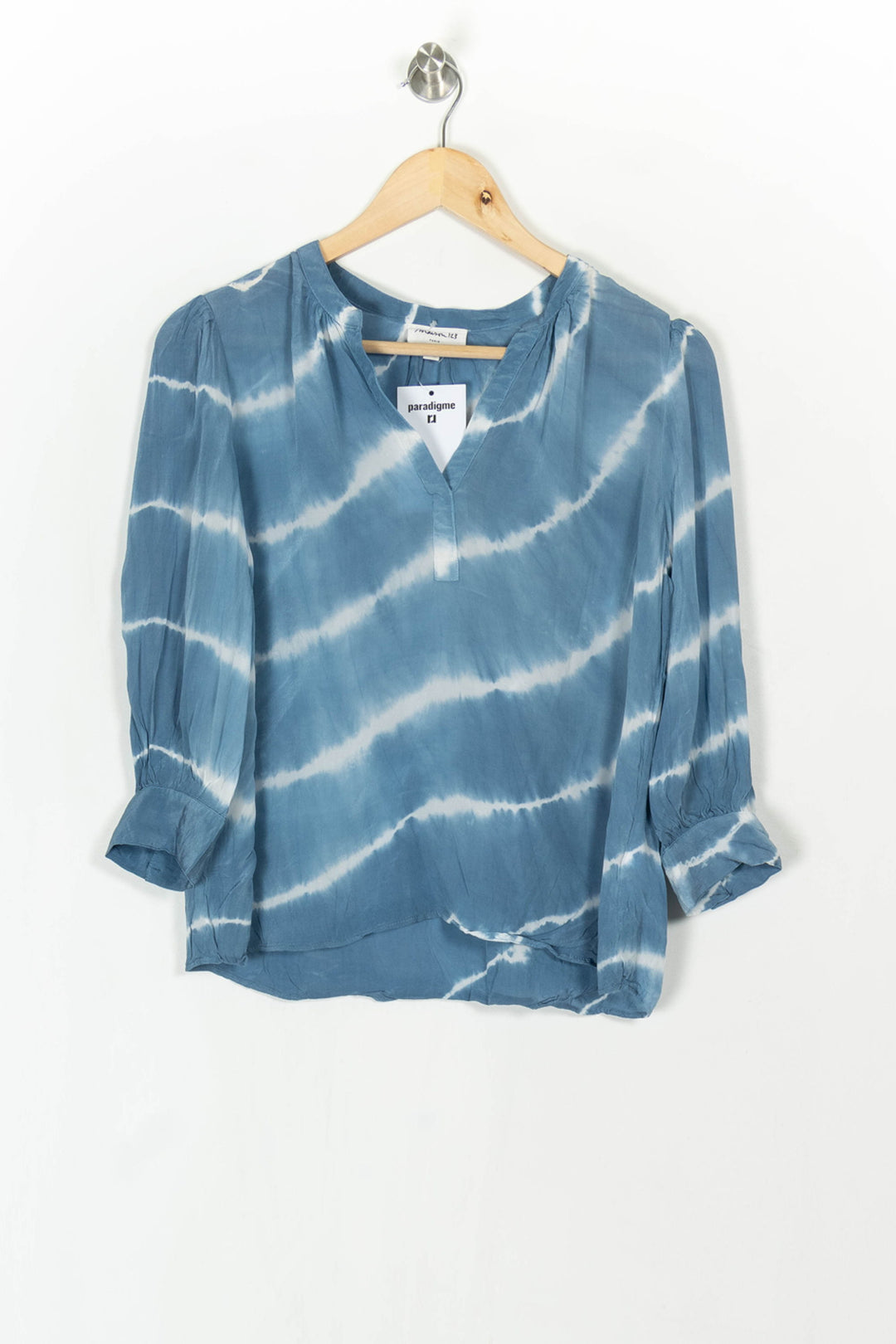 Blouse Bleue et Blanche - Taille M/38 de la marque Maison 123 | PARAD121567 - Vendu par Paradigme - Image 2