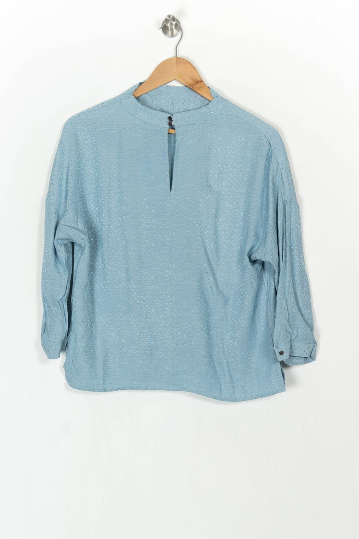 Blouse Bleue - Taille M/38 de la marque IKKS | PARAD121568 - Vendu par Paradigme - Image 5