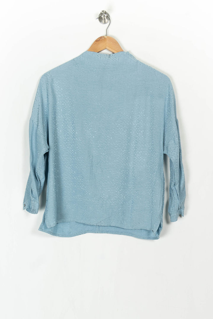 Blouse Bleue - Taille M/38 de la marque IKKS | PARAD121568 - Vendu par Paradigme - Image 2