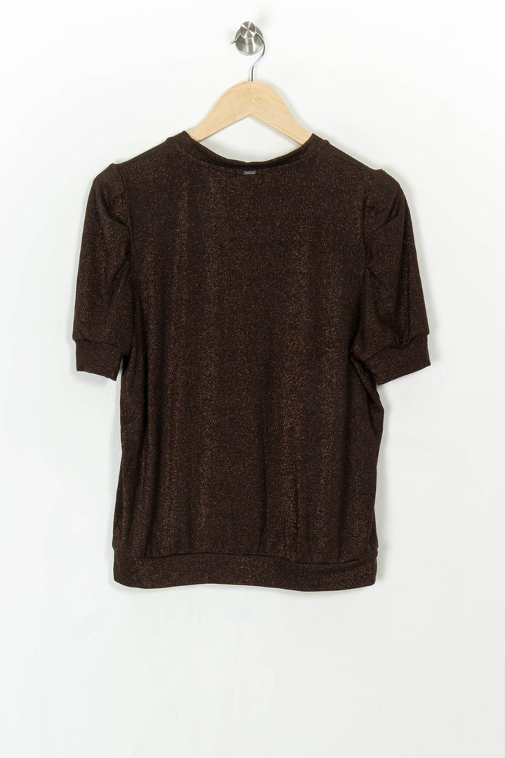 Tee-shirt Marron - Taille M/38 de la marque IKKS | PARAD121569 - Vendu par Paradigme - Image 5