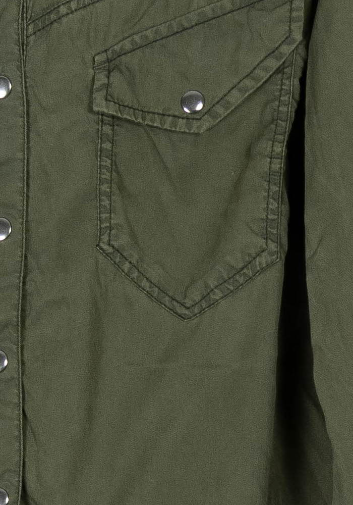 Chemise Vert - Taille M/38 de la marque IKKS | PARAD121570 - Vendu par Paradigme - Image 3
