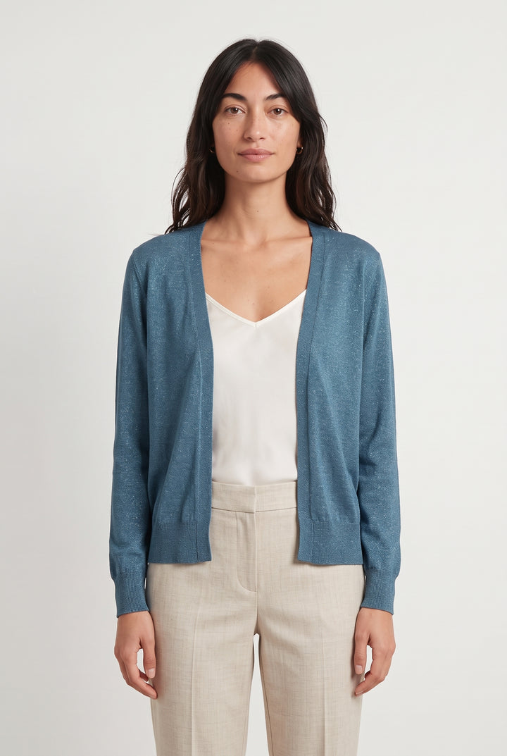 Cardigan Bleu - Taille S/36 de la marque Caroll | PARAD121572 - Vendu par Paradigme - Image 1