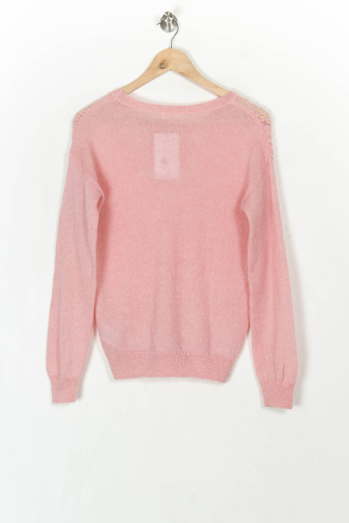 Pull Rose - Taille S/36 de la marque Caroll | PARAD121575 - Vendu par Paradigme - Image 5
