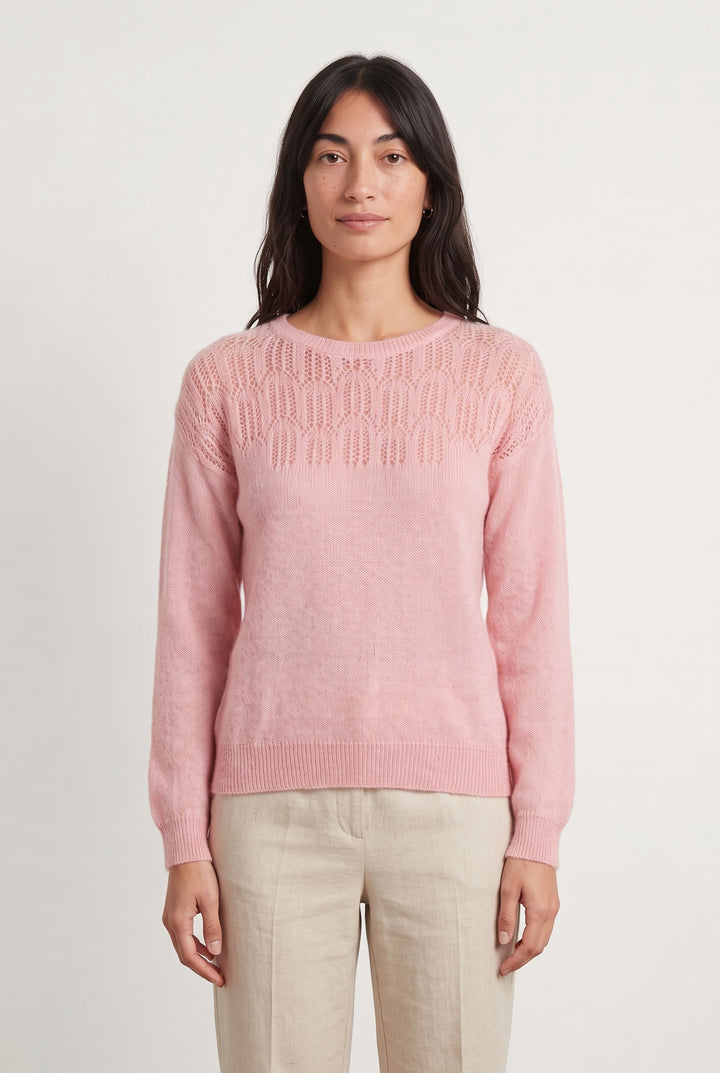 Pull Rose - Taille S/36 de la marque Caroll | PARAD121575 - Vendu par Paradigme - Image 1
